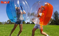 a transparent zorb ball to play